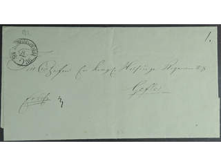 Sweden. U county. STRÖMSHOLM 8.7.1836, arc postmark. Type 2 on cover sent to Gävle. …