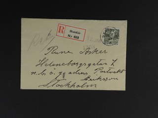 Sweden. Facit 339 cover , 40 öre, single usage, on cover with EXCELLENT cancellation …