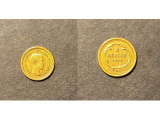 Guatemala 4 reales 1861, AU