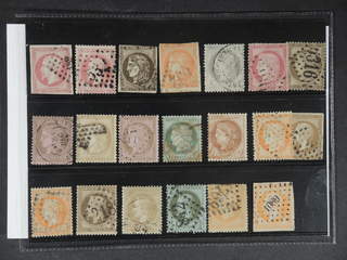 France. Used 1853–1872. All different, e.g. Mi 16, 31, 42-43 (cut in picture), 47. …