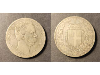 Italy Umberto I (1878-1900) 5 lire 1879 R, VF