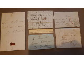 France. Lot prephilately förfilateli 1749–1830s. The entire lot is presented at …
