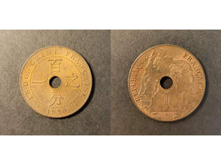 Franska Indokina 1 cent 1920, UNC