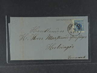 Sweden. Facit 21 cover , 12 öre on cover sent from HELSINGBORG 16.12.1875 to Denmark. …