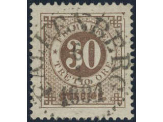 Sweden, Sverige, Sverige, Sverige. Facit 47e used, 30 öre yellowish brown. EXCELLENT …