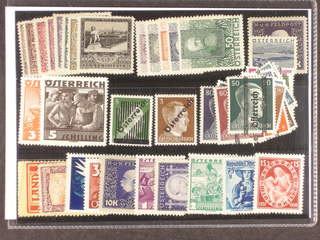 Austria. ★ 1923–51. All different, e.g. Mi 433–41, 524–28, 541, 586–87, 668 I, IV, …
