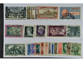 Italy. Used 1923–32. All different, e.g. Mi 182, 206-09, 213, 292, 316-17, 324, 344, …