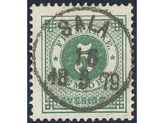 Sweden. Facit 30c used , 5 öre green, rich smooth print. EXCELLENT cancellation SALA …