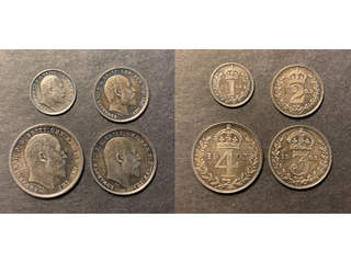 Storbritannien Edward VII (1901-1910) 1, 2, 3, 4 pence 1903 Maundy set, UNC