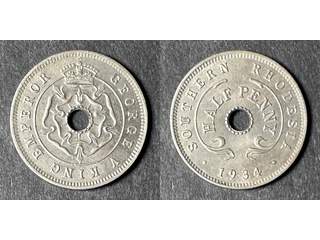 Sydrhodesia George V (1910-1936) ½ penny 1934, UNC