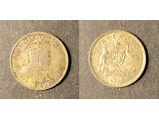 Australia Edward VII (1901-1910) 3 pence 1910, AU