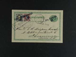Sweden. Facit 62, 64, bKe11. DENMARK. Danish cancellation FRA SVERIGE M …