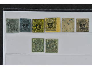 Germany Hanover. Used 1850–1856. All different, e.g. Mi 1, 4-5, 7-8, 10. Mostly good …