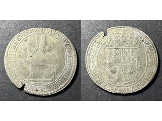 Skottland Charles I (1625-1649) 60 shillings (crown) ND(1637-38), F-VF troligen varit förgylld
