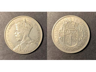 Sydrhodesia George V (1910-1936) 1/2 crown 1934, XF