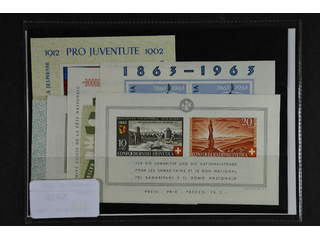 Switzerland. ★★. Souv.sheets 7,13, 15-19. Mi € 355 (7)