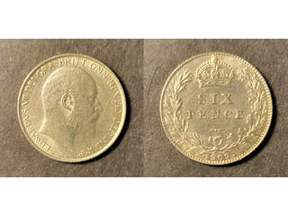 Great Britain Edward VII (1901-1910) 6 pence 1909, AU