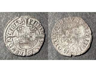 Danmark Fredrik I (1523-1533) 1 søsling 1524 Ribe, 1 korrosion