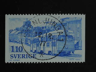 Sweden. Facit 1017 used , 1977 Local Transport 1.10 Kr light blue. EXCELLENT …