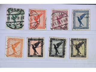Germany, Reich. Michel 378–84 used, 1926 Eagle SET (8). EUR 170