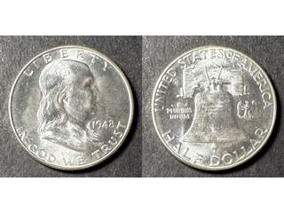 USA 1/2 dollar 1948 D, UNC