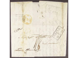 Sweden. Foreign-related cover. Great Britian. Letter sent from GEFLE 21.6.1846 to …