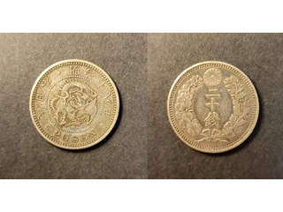 Japan Mutsuhito (1867-1912) 20 sen 1885 (Meiji 18), AU