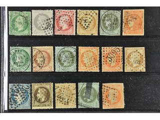 France. Used 1853–1871. All different, e.g. Mi 11, 26, 31, 33, 36, 43. Mostly good …