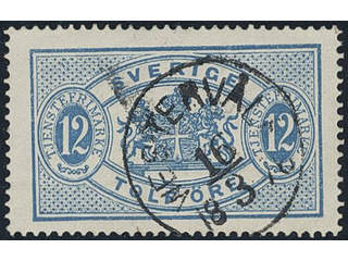 Sweden. Facit Tj5d, U county. WESTERVÅLA 16.3.1876. Postal: 600:-