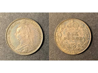Storbritannien Queen Victoria (1837-1901) 6 pence 1892, UNC