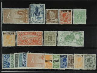 Denmark. ★★ 1913-37. All different, e.g. F 266, 284, 342, Postage due 5, 14, Ferry 2b, …