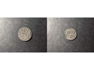 Sverige Karl XII (1697-1718) 1 öre 1715, 1+