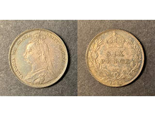 Storbritannien Queen Victoria (1837-1901) 6 pence 1892, UNC