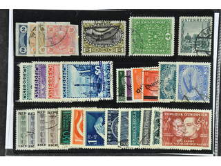 Austria. Used 1901–50. All different, e.g. Mi 101-04, 155z, 210 IIA, 623-26, 660-63, …