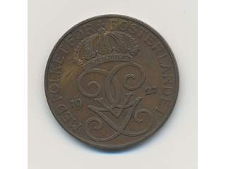 Coins, Sweden. Gustav V, SMF 193, 5 öre 1927. 8,00 g. F. Mintage: 36380.