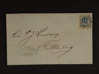 Sweden. Facit 21 cover , 12 öre on cover sent from STOCKHOLM 18.3.1873 to Falkenberg. …