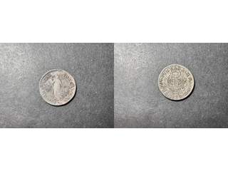 Peru 2 reales 1832, F-VF rengjord