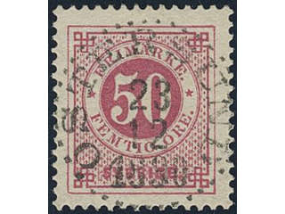 Sweden, Sverige, Sverige, Sverige. Facit 48b used, 50 öre carmine, even print. EXCELLENT …