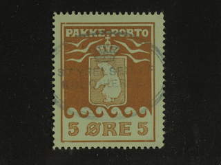 Denmark Greenland. Facit P6 I used , 5 øre red brown. Oval pmk.