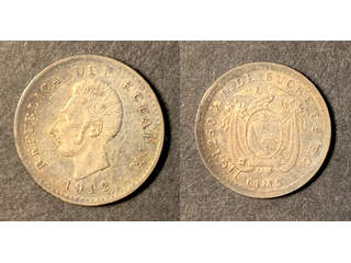 Ecuador 1/2 decimo 1912, UNC