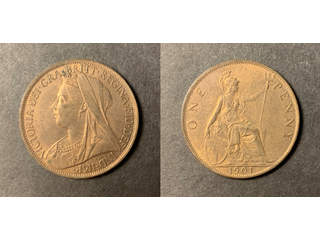 Storbritannien Queen Victoria (1837-1901) 1 penny 1901, XF-UNC