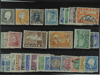 Iceland. Used 1911-52. All different, e.g. F 111, 113, 156, 199, 204-09, 218-20, 230, …