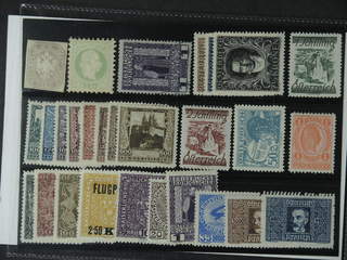 Austria. ★ 1863–1925. All different, e.g. Mi 29, 36 II, 153, 418-20A, 433-40, 466-67, …