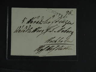 Sweden. B county. NORRTELJE, straight postmark. Cover sent to Stockholm.