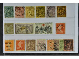 France. Used 1876–1922. All different, e.g. Mi 57 II, 66 II, 70, 75-76, 82, 85, 99, 136. …