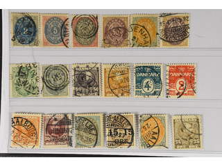Denmark. Used 1870–1912. All different, e.g. F 20, 30, 34, 36-37, 44, 50, 52, 67-68, …