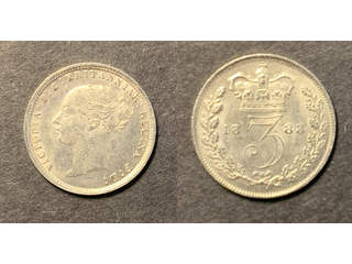 Storbritannien Queen Victoria (1837-1901) 3 pence 1883, AU