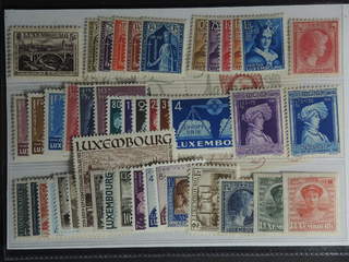 Luxembourg. ★ 1921–56. All different, e.g. Mi 136, 245-49, 252-57, 287-89, 468-69, …