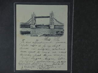 Britain. PostcardLondon, "Tower Bridge", used card sent from PADDINGTON 21.NO.99 to …