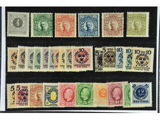 Sweden. ★★ 1886–1916. All different, e.g. F 42, 75-76, 85, 88, 90, 105-14, 115, 117, …
